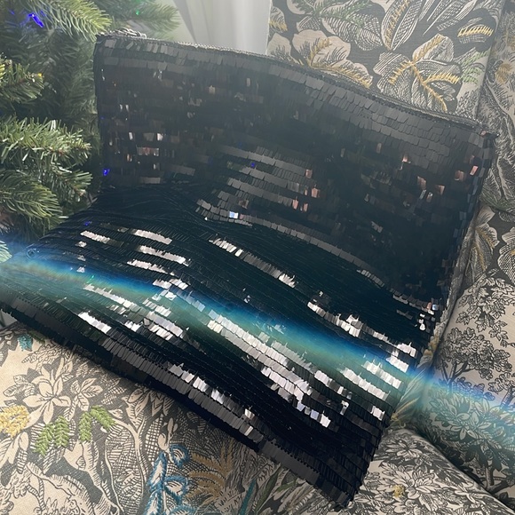 BCBGeneration sequin evening bag clutch - Picture 4 of 5